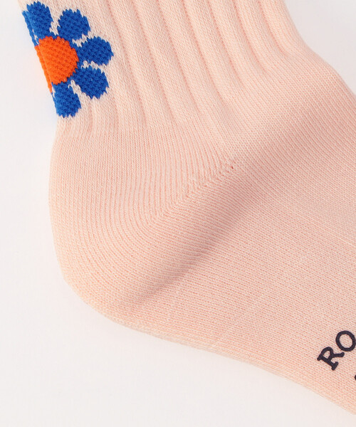 FREAK'S STORE（フリークスストア）の「ROSTER SOX/ロスターソックス PEACE/ピース（ソックス/靴下・レディース・ピンク/サックスブルー/レモンイエロー・ONE SIZE）」の8枚目の写真