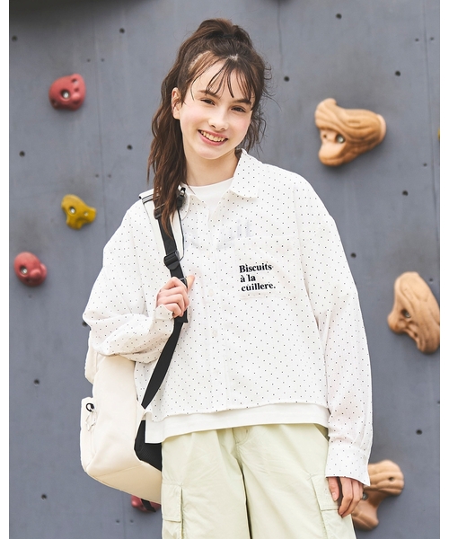 セール】【130cmあり】シアーシャツ×インナーTシャツセット