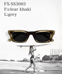 FLEX（フレックス）の「調光・偏光レンズ搭載 slim square 3 sunglasses / スリム スクエア サングラス（サングラス）」