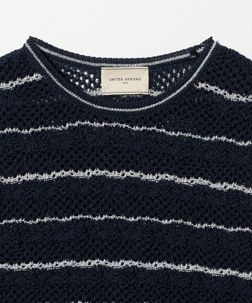 UNITED ARROWS(ユナイテッドアローズ)の「YTM ラメ ベスト ‐ウォッシャブル‐(ベスト・レディース・ネイビー/ブラック・FREE)」の9枚目の写真