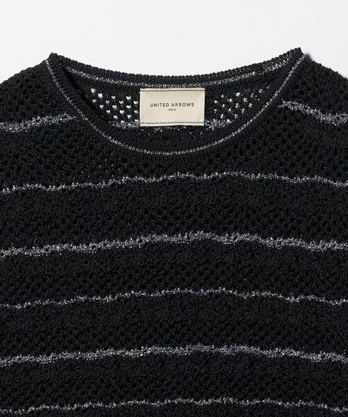 UNITED ARROWS(ユナイテッドアローズ)の「YTM ラメ ベスト ‐ウォッシャブル‐(ベスト・レディース・ネイビー/ブラック・FREE)」の6枚目の写真
