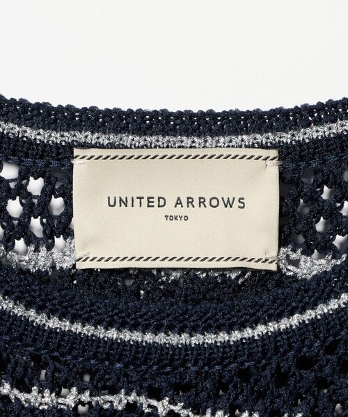 UNITED ARROWS(ユナイテッドアローズ)の「YTM ラメ ベスト ‐ウォッシャブル‐(ベスト・レディース・ネイビー/ブラック・FREE)」の4枚目の写真