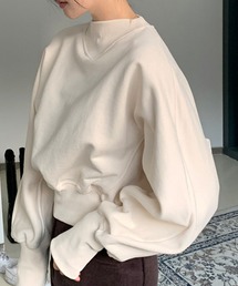 center i（センターアイ）の「変形モックネックボリュームショート丈スウェット（スウェット）」