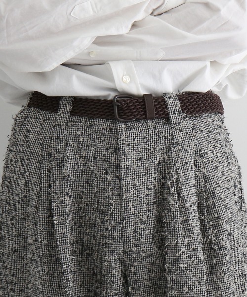 saby(サバイ)の「saby Sleeping trouser - cotton linen FAB × Needles Work -(その他パンツ・メンズ・グレー系その他・1/2)」の3枚目の写真