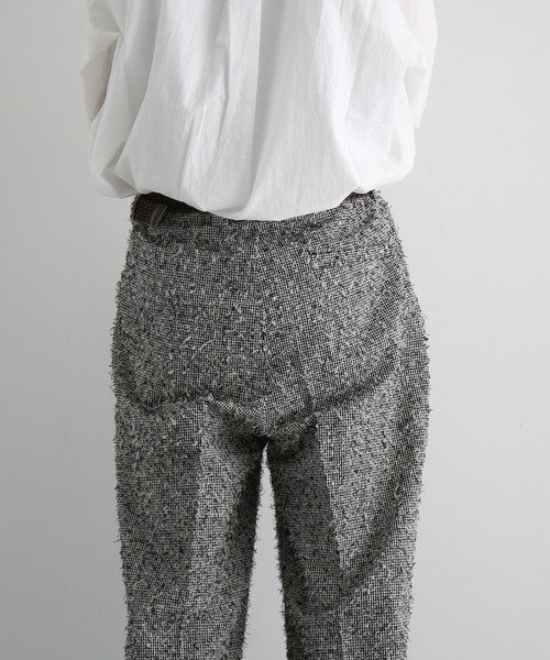 saby(サバイ)の「saby Sleeping trouser - cotton linen FAB × Needles Work -(その他パンツ・メンズ・グレー系その他・1/2)」の4枚目の写真