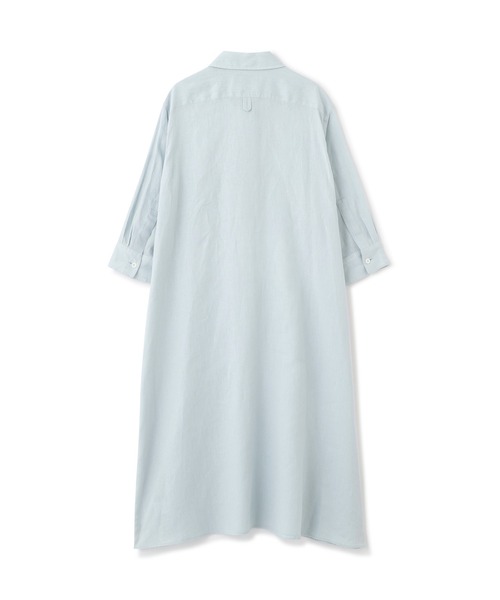 MARGARET HOWELL（マーガレットハウエル）の「SOFT LINEN（ワンピース・レディース・ダークグレー・FREE）」の4枚目の写真