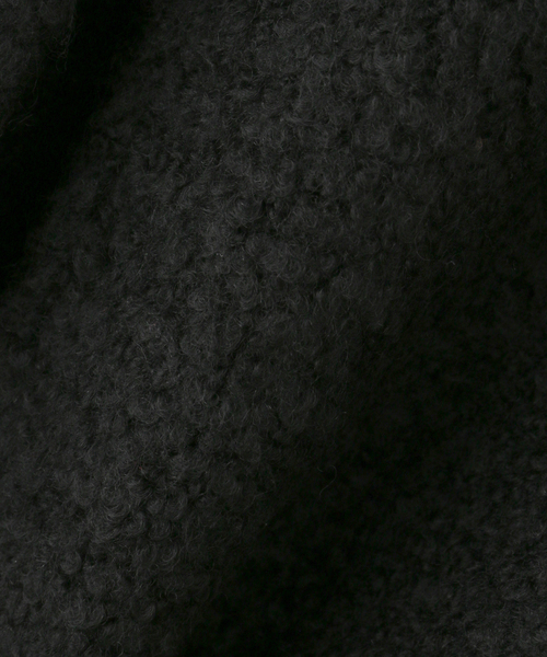 GANNI(ガニー)の「GANNI / ガニー Heavy Boucle Midi Coat(ピーコート・レディース・ブラック・34/36)」の5枚目の写真