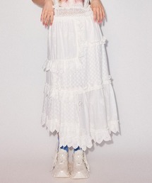 Candy Stripper（キャンディストリッパー）の「COTTON LACE PATCH スカート（スカート）」