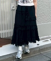 Candy Stripper | COTTON LACE PATCH スカート(スカート)