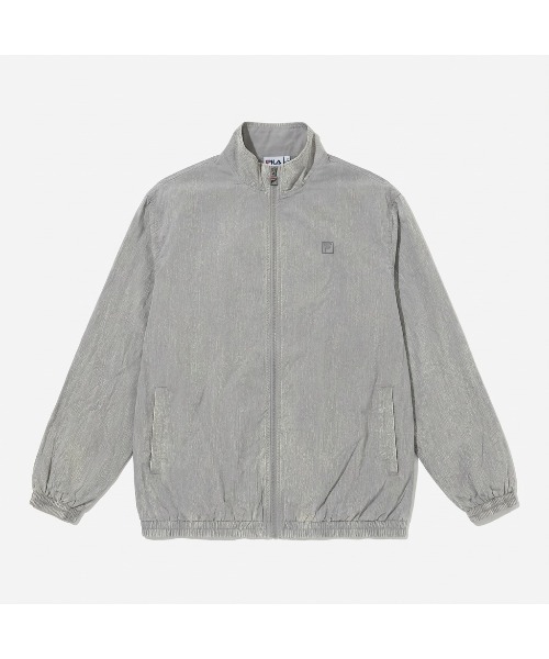 FILA（フィラ）の「TRACK TOP（ナイロンジャケット・レディース・グレー/ピンク/ブラック・XL/L/M/S）」の8枚目の写真