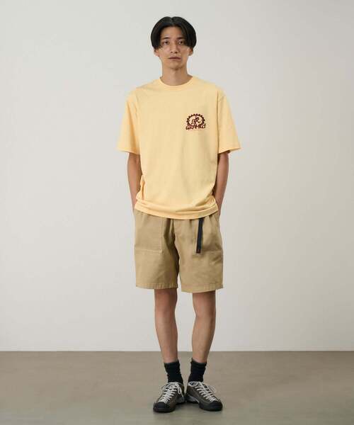 Gramicci（グラミチ）の「EQUIPPED FOR DIRT TEE / エクイップドフォーダートTシャツ Gramicci グラミチ（Tシャツ/カットソー・メンズ・オレンジ系その他/ブラック系その他/ホワイト・L/S/M/XL/XXL）」の4枚目の写真