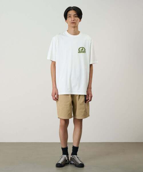 Gramicci（グラミチ）の「EQUIPPED FOR DIRT TEE / エクイップドフォーダートTシャツ Gramicci グラミチ（Tシャツ/カットソー・メンズ・オレンジ系その他/ブラック系その他/ホワイト・L/S/M/XL/XXL）」の7枚目の写真