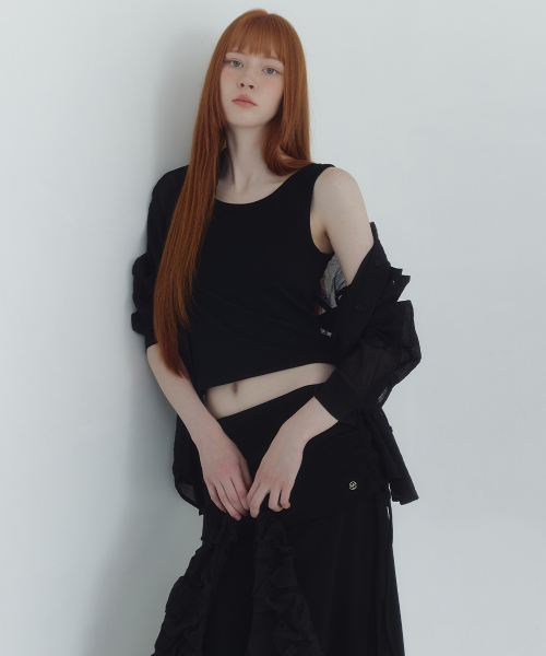MICANE(ミケーネ)の「カイリー シースルーシャツ(シャツ/ブラウス・レディース・ミント/ブラック/アイボリー・SMALL/MEDIUM/LARGE/X-LARGE)」の13枚目の写真