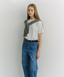 UNISEX LOOSE T-SHIRT_UDTS6A112_WHITE