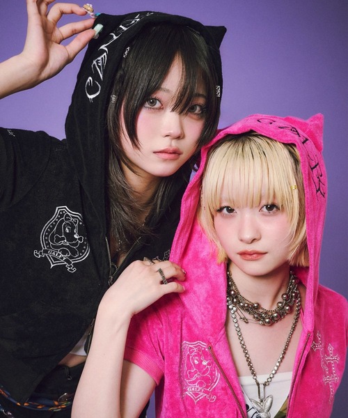 ガルフィー　GALFY　猫耳パーカー　犬耳パーカー　ジップパーカー GALFY（ガルフィー） パーカー 「GALFY」仲子パーカー / 「ガルフィー