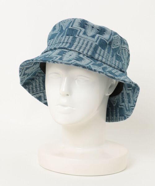 PENDLETON(ペンドルトン)の「【PENDLETON/ペンドルトン】PWM HDJQ Denim Hat/ネイティブ柄デニムハット(ハット・レディース・インディゴブルー・FREE)」の4枚目の写真