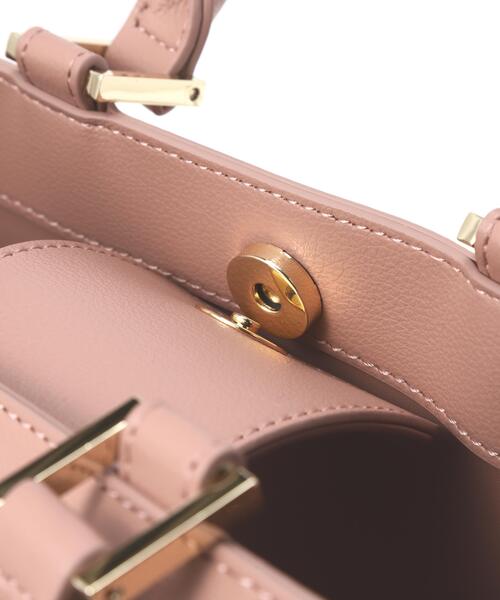 EDIT COLOGNE(エディットコロン)の「フリルトートバッグ(ショルダーバッグ・レディース・ブラック/ベージュ/ピンク・フリ-)」の11枚目の写真