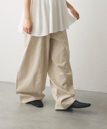 Crisp | フラワーワイドパンツ(その他パンツ)
