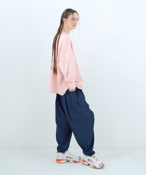 bedsidedrama（ベットサイドドラマ）の「CATBERUS Wide Pullover（Tシャツ/カットソー・レディース・ピンク/ホワイト/ブラック・2/1）」の7枚目の写真