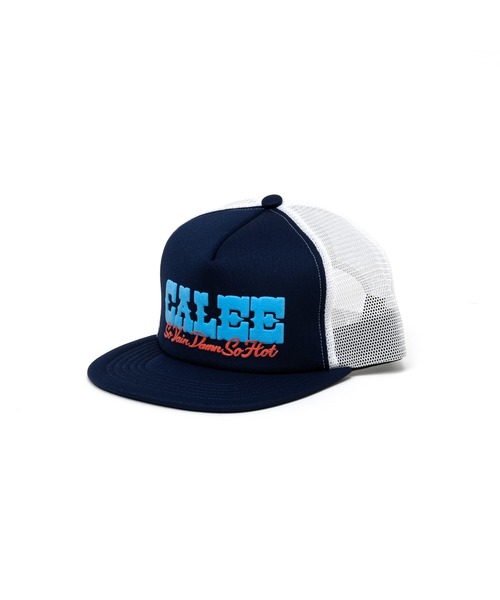 CALEE(キャリー)の「CALEE LOGO MESH CAP(キャップ・メンズ・レッド/ネイビー/ブラック・FREE)」の2枚目の写真
