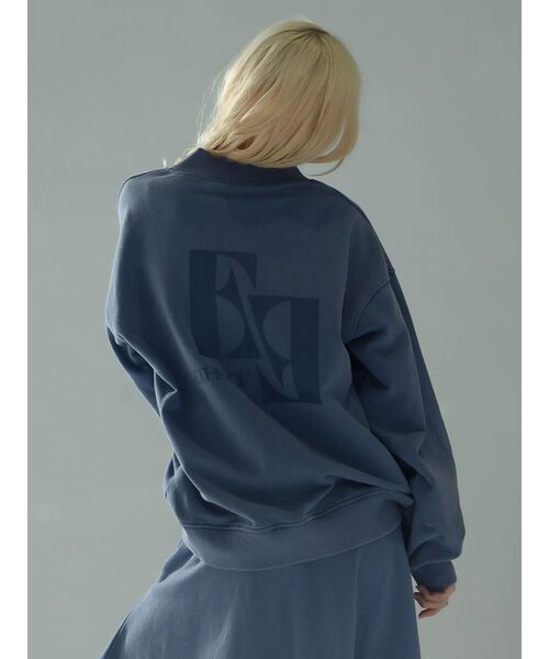 :ETHROF(イーサオブ)の「V-NECK BLEACH SWEAT PULLOVER(スウェット・レディース・ピンク系その他2/スカイブルー・MEDIUM)」の16枚目の写真