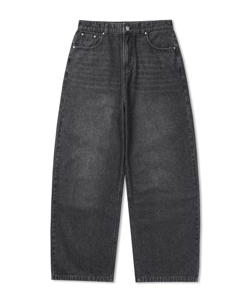 GRAYBLVD(グレイブラバット)の「ウェスリーウォッシュドデニムパンツ(ブラック)(デニムパンツ・レディース・その他・SMALL/MEDIUM/LARGE/X-LARGE)」の2枚目の写真