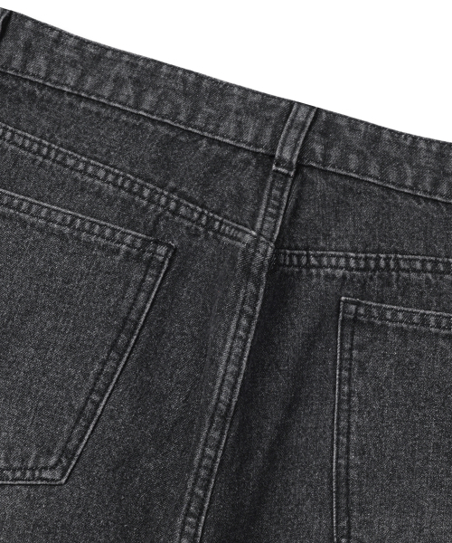 GRAYBLVD(グレイブラバット)の「ウェスリーウォッシュドデニムパンツ(ブラック)(デニムパンツ・レディース・その他・SMALL/MEDIUM/LARGE/X-LARGE)」の5枚目の写真