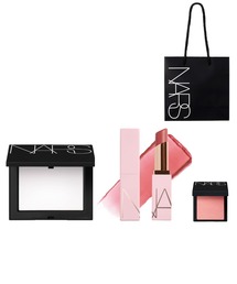 NARS（ナーズ）の「【数量限定】ライトリフレクティングセッティングパウダー　プレスト　N＋アフターグローリップバームＮ＋ブラッシュNミニサイズ＋ショッパー（コスメキット/ギフトセット）」