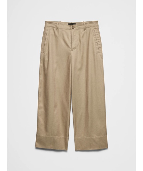 BANANA REPUBLIC FACTORY STORE(バナナリパブリック ファクトリーストア)の「BANANA REPUBLIC FACTORY STORE ハイライズ ワイドレッグ クロップドパンツ(その他パンツ・レディース・ベージュ/ブルー系その他/ライトベージュ/ブラウン・0/2/4/6/8)」の10枚目の写真