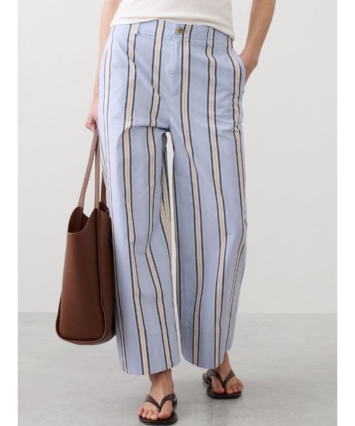 BANANA REPUBLIC FACTORY STORE(バナナリパブリック ファクトリーストア)の「BANANA REPUBLIC FACTORY STORE ハイライズ ワイドレッグ クロップドパンツ(その他パンツ・レディース・ベージュ/ブルー系その他/ライトベージュ/ブラウン・0/2/4/6/8)」の9枚目の写真