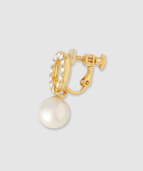 ANAYI(アナイ)の「パールビジューサークルイヤリング(イヤリング・レディース・オフホワイト・FREE)」の6枚目の写真