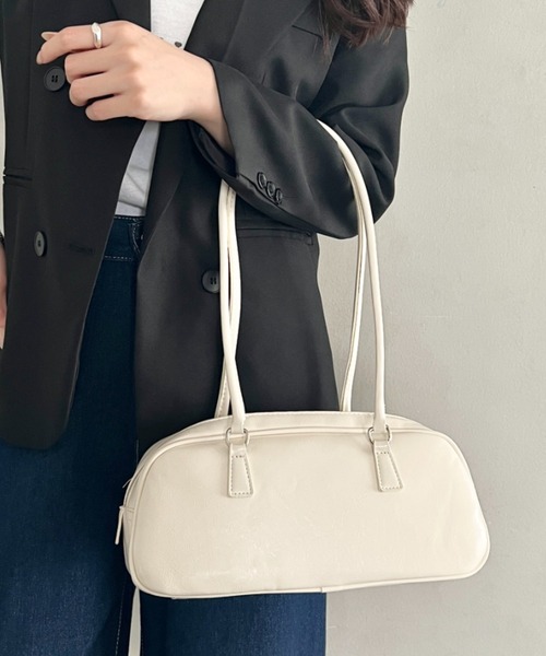 wears（ウェアーズ）の「ロングハンドルショルダーバッグ（ショルダーバッグ・レディース・オフホワイト/ブラック/シルバー・FREE）」の7枚目の写真