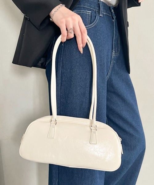 wears（ウェアーズ）の「ロングハンドルショルダーバッグ（ショルダーバッグ・レディース・オフホワイト/ブラック/シルバー・FREE）」の8枚目の写真