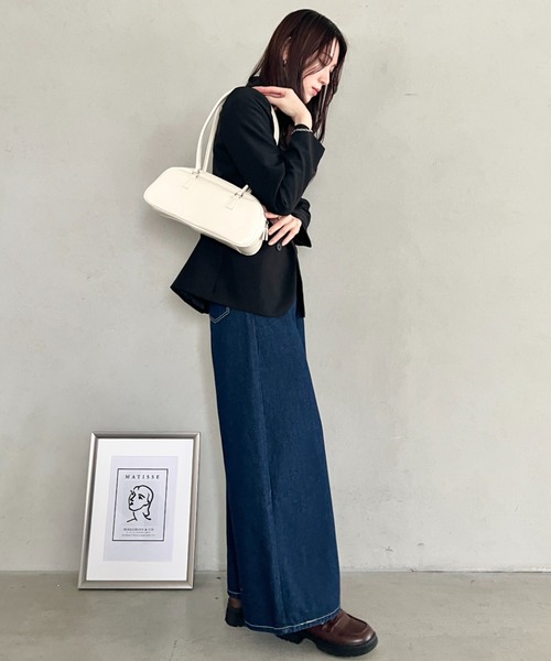 wears（ウェアーズ）の「ロングハンドルショルダーバッグ（ショルダーバッグ・レディース・オフホワイト/ブラック/シルバー・FREE）」の9枚目の写真