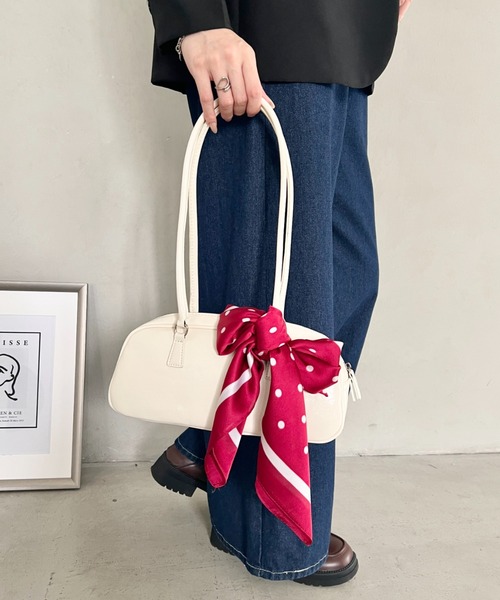 wears（ウェアーズ）の「ロングハンドルショルダーバッグ（ショルダーバッグ・レディース・オフホワイト/ブラック/シルバー・FREE）」の10枚目の写真