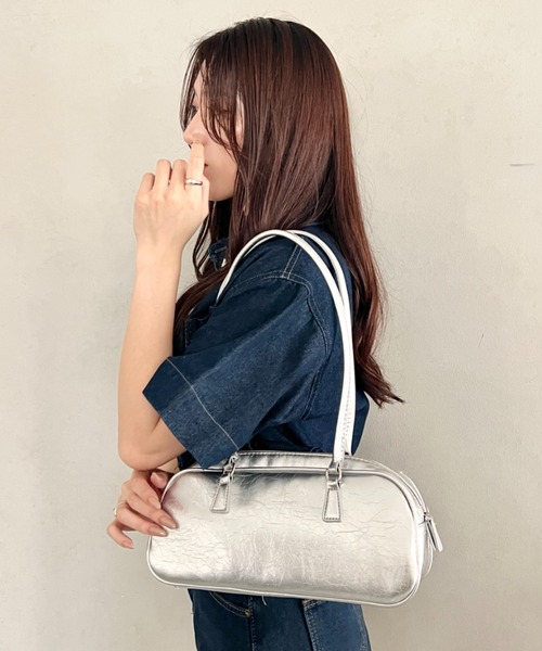 wears（ウェアーズ）の「ロングハンドルショルダーバッグ（ショルダーバッグ・レディース・オフホワイト/ブラック/シルバー・FREE）」の17枚目の写真