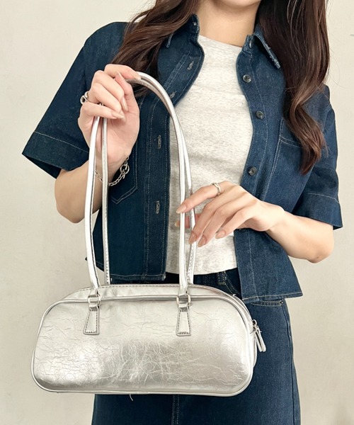 wears（ウェアーズ）の「ロングハンドルショルダーバッグ（ショルダーバッグ・レディース・オフホワイト/ブラック/シルバー・FREE）」の16枚目の写真