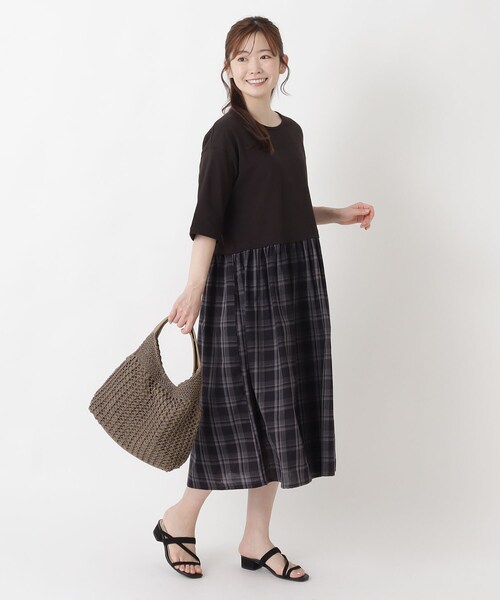one'sterrace（ワンズテラス）の「SE コード編み ラウンドトート（トートバッグ・レディース・ブラック系8/グレー系4/ベージュ系その他7・99）」の16枚目の写真