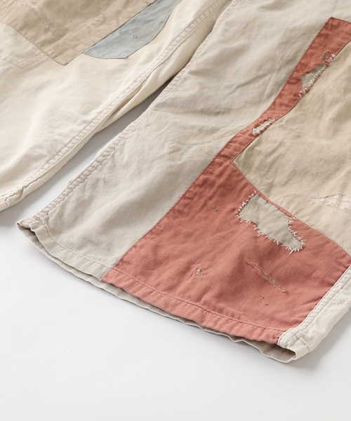 Anachronorm(アナクロノーム)の「ANACHRONORM / アナクロノーム REMAKED MIX PANEL WIDE EASY(その他パンツ・メンズ・ベージュ・LARGE/MEDIUM)」の4枚目の写真