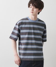 Dessin（デッサン）の「【洗える】ボーダークルーカットソー（Tシャツ/カットソー）」