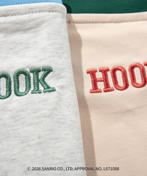 HOOK（フック）の「HOOK -original-　サンリオキャラクターズ コラボ バイカラープリントリンガーTシャツ (SS)（Tシャツ/カットソー・メンズ・ライトグレー/ライトベージュ・L/M/S）」の12枚目の写真