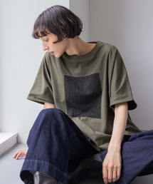 《natural by clip》アソートモチーフレースTシャツ