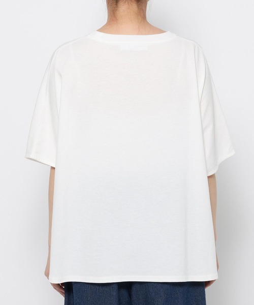 studio CLIP(スタディオクリップ)の「《natural by clip》アソートモチーフレースTシャツ(Tシャツ/カットソー・レディース・その他1/ネイビー/その他2/ブラック・FREE)」の14枚目の写真