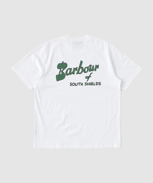Barbour(バブアー)の「Barbour / バブアー crossby archive logo os t-shirt(Tシャツ/カットソー・メンズ・ネイビー/ホワイト/カーキ・38/40/36)」の2枚目の写真