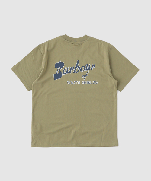 Barbour(バブアー)の「Barbour / バブアー crossby archive logo os t-shirt(Tシャツ/カットソー・メンズ・ネイビー/ホワイト/カーキ・38/40/36)」の3枚目の写真