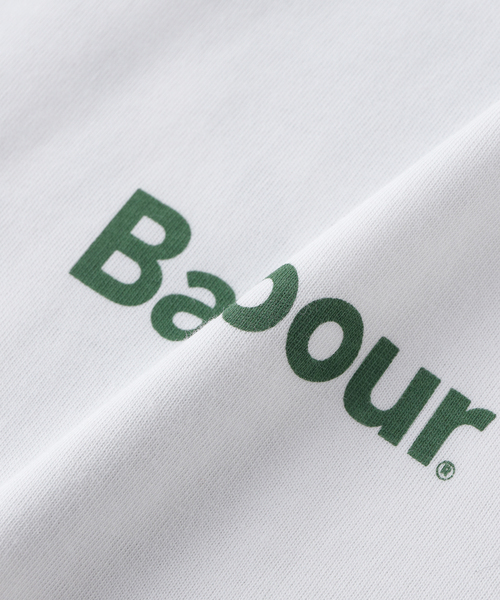 Barbour(バブアー)の「Barbour / バブアー crossby archive logo os t-shirt(Tシャツ/カットソー・メンズ・ネイビー/ホワイト/カーキ・38/40/36)」の6枚目の写真