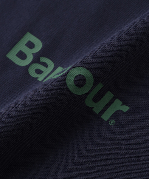 Barbour(バブアー)の「Barbour / バブアー crossby archive logo os t-shirt(Tシャツ/カットソー・メンズ・ネイビー/ホワイト/カーキ・38/40/36)」の4枚目の写真
