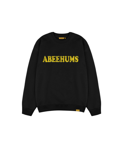 ABEEHUMS（アビハムズ）の「ヴィンテージロゴスウェットシャツ ABH357-111 ブラック（スウェット・レディース・ブラック・SMALL/MEDIUM）」の2枚目の写真