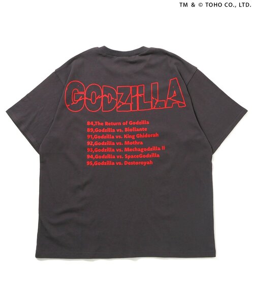 BREEZE(ブリーズ)の「【リンク】WEB限定 ゴジラプリントTシャツ(大人)(その他トップス・メンズ・その他11/その他12/チャコール・MEDIUM/LARGE)」の9枚目の写真