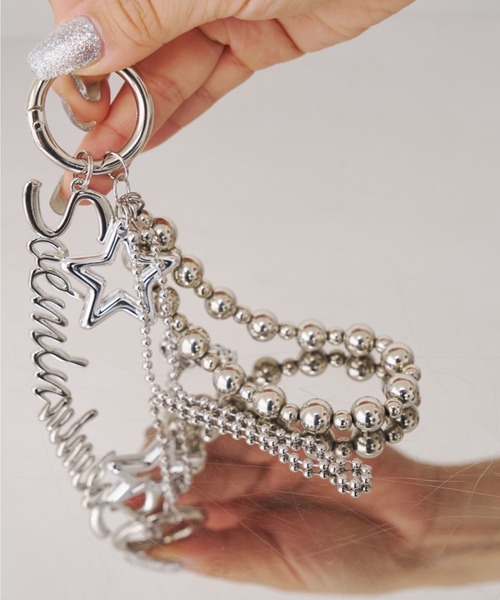 SOEMIN（ソミン）の「Mixed chain logo charm／ミックスチェーンロゴチャーム（チャーム・レディース・シルバー・FREE）」の2枚目の写真